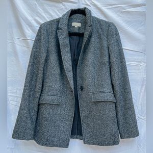 Loft wool blend grey blazer